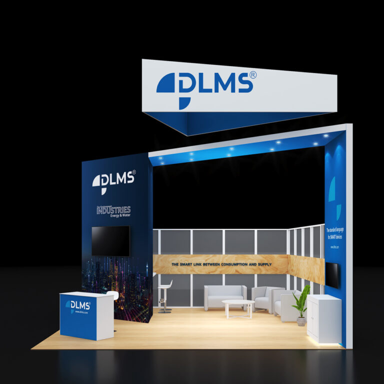 PE2020 119 — 20x20 trade show booth rental by Pure Exhibits