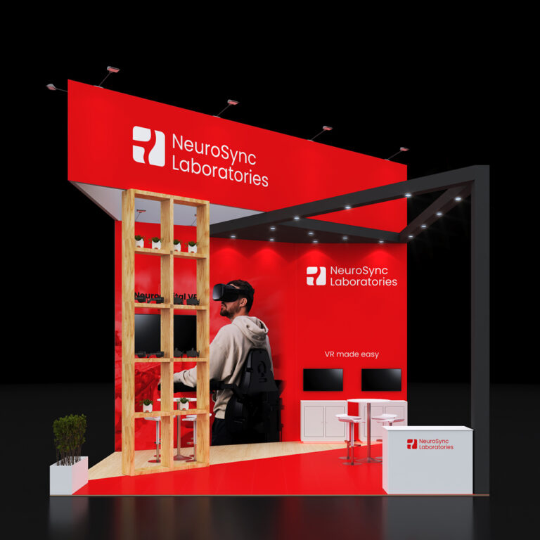 PE2020 120 — 20x20 trade show booth rental by Pure Exhibits