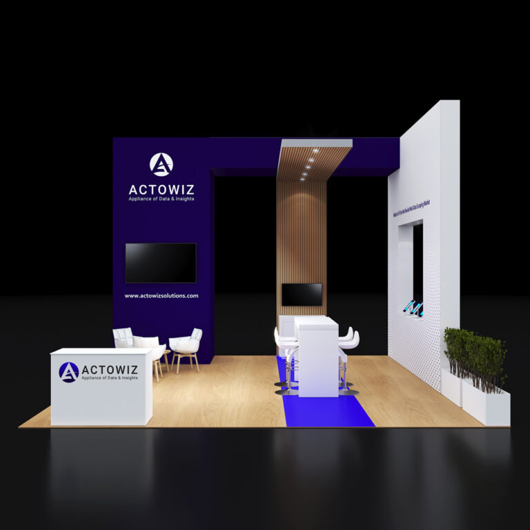 PE2020 125 — 20x20 trade show booth rental by Pure Exhibits