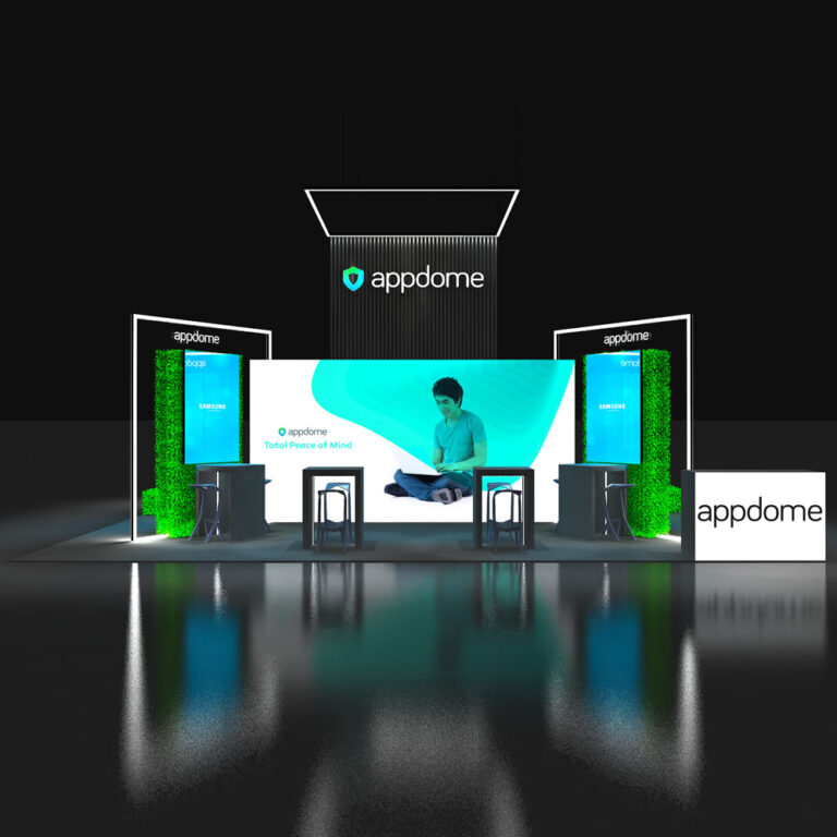 PE2030 96 — 20x30 trade show booth rental by Pure Exhibits