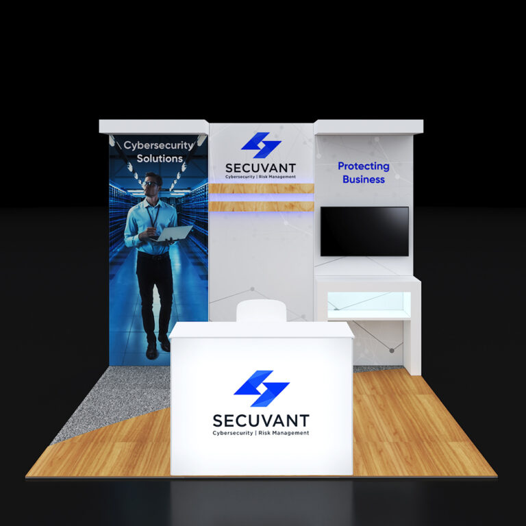 PE1010 55 — 10x10 trade show booth rental by Pure Exhibits