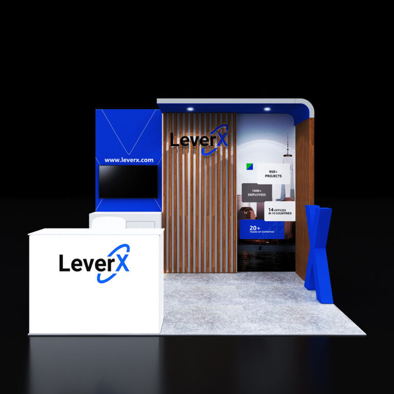 PE1010 57 — 10x10 trade show booth rental by Pure Exhibits