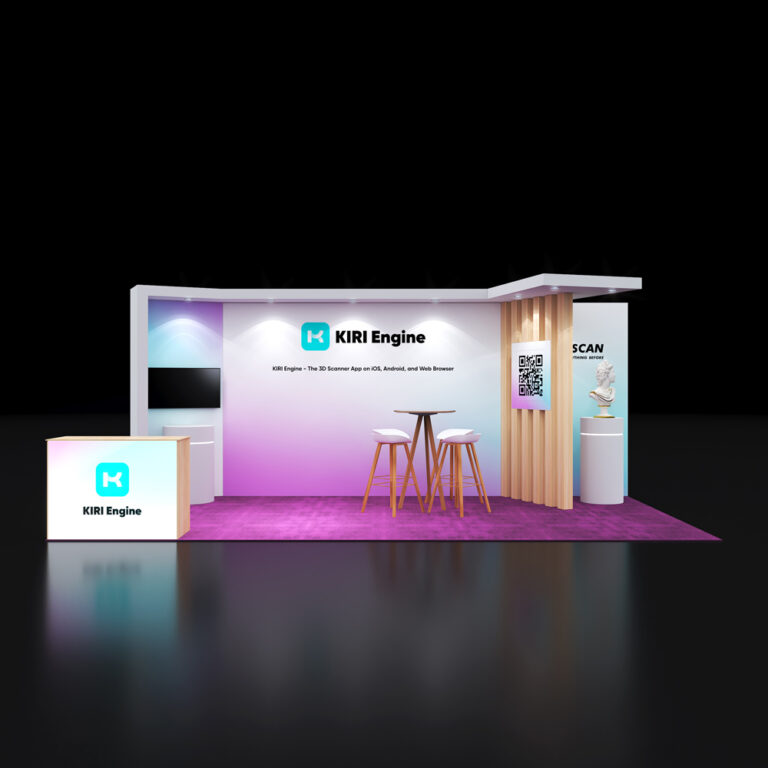 PE1020 77 — 10x20 trade show booth rental by Pure Exhibits