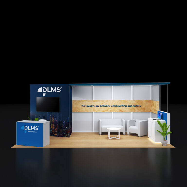 PE1020 78 — 10x20 trade show booth rental by Pure Exhibits