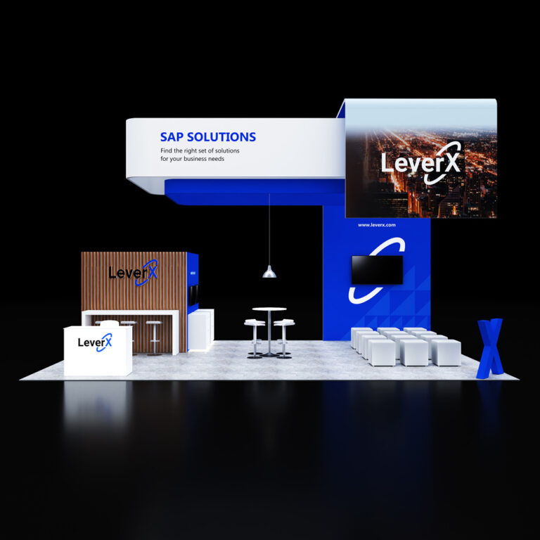 PE2030 104 — 20x30 trade show booth rental by Pure Exhibits