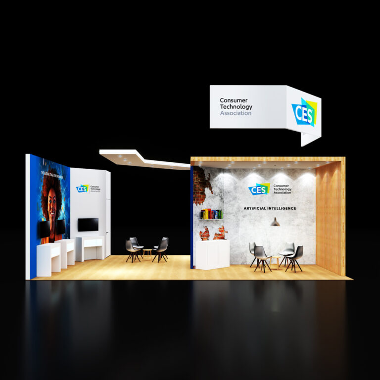 PE2030 106 — 20x30 trade show booth rental by Pure Exhibits