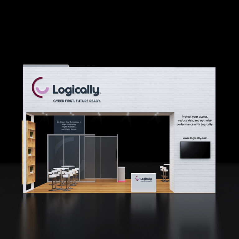 PE2030 107 — 20x30 trade show booth rental by Pure Exhibits