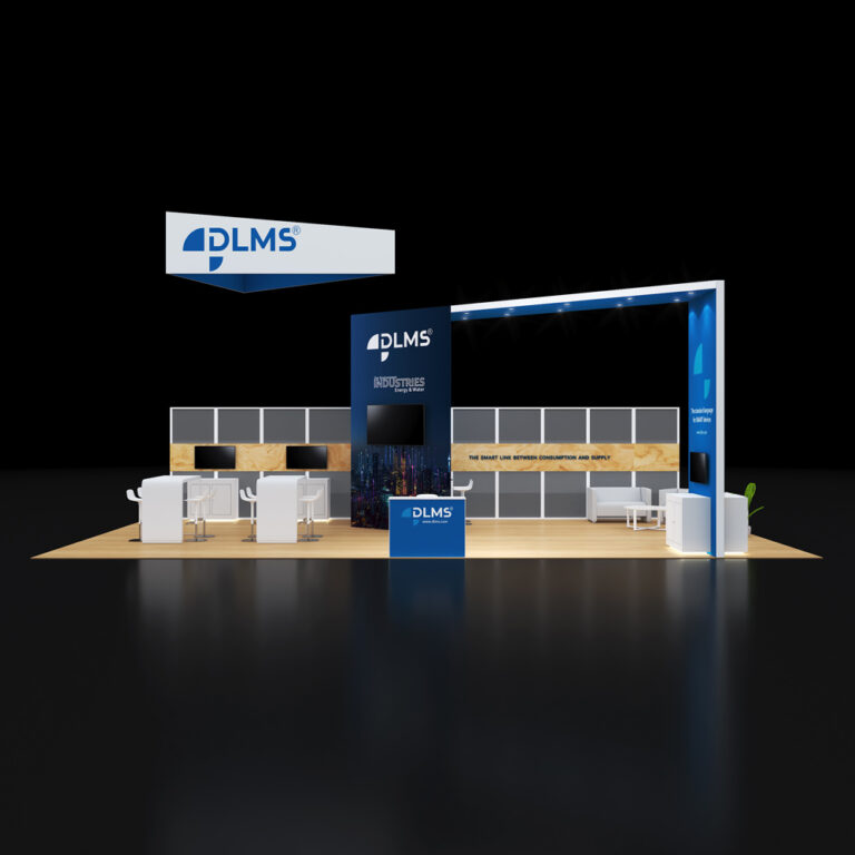 PE2040 68 — 20x40 trade show booth rental by Pure Exhibits