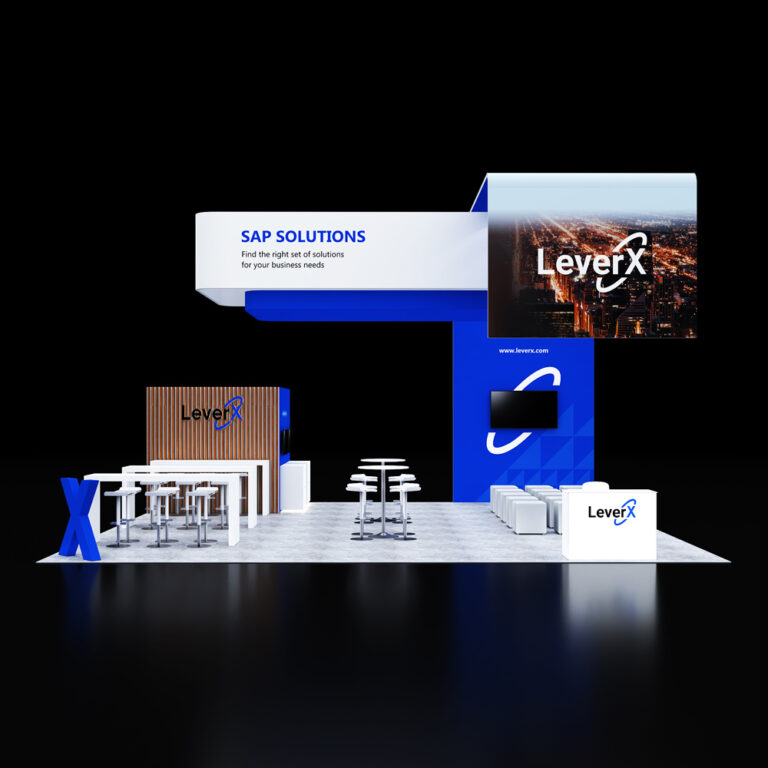 PE3030 103 — 30x30 trade show booth rental by Pure Exhibits