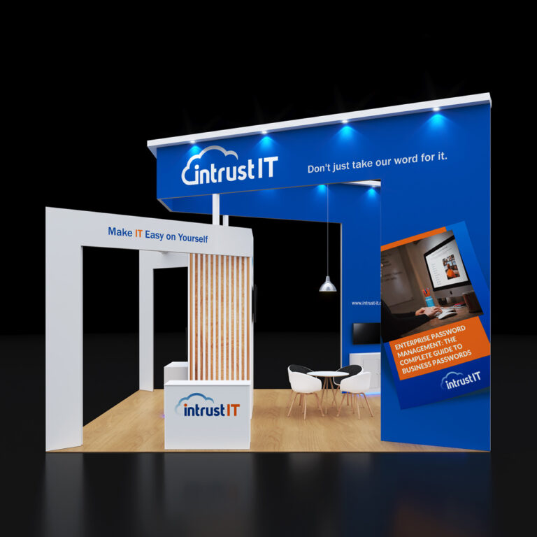 PE2020 130 — 20x20 trade show booth rental by Pure Exhibits