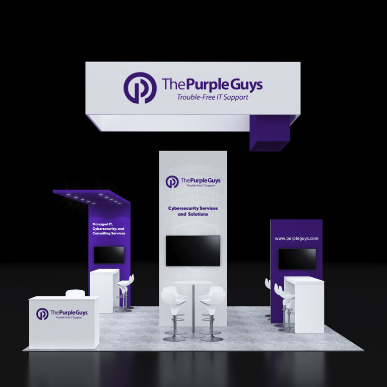 PE2020 135 — 20x20 trade show booth rental by Pure Exhibits