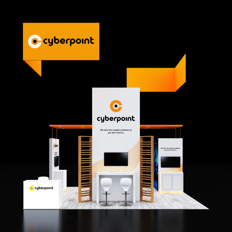 PE2020 136 — 20x20 trade show booth rental by Pure Exhibits