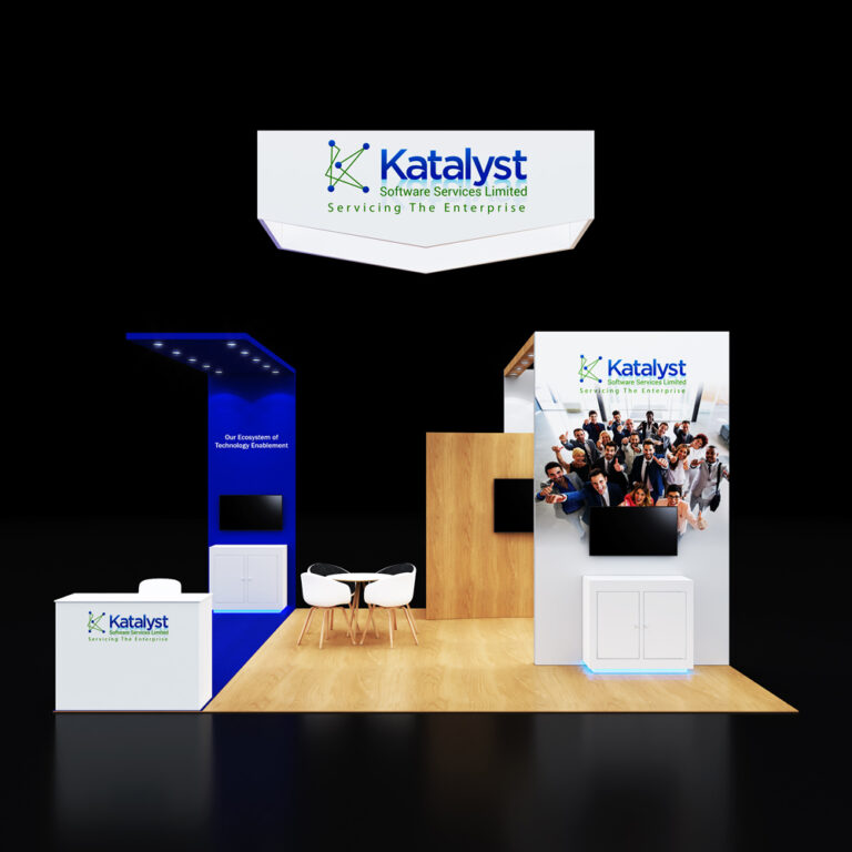 PE2020 137 — 20x20 trade show booth rental by Pure Exhibits