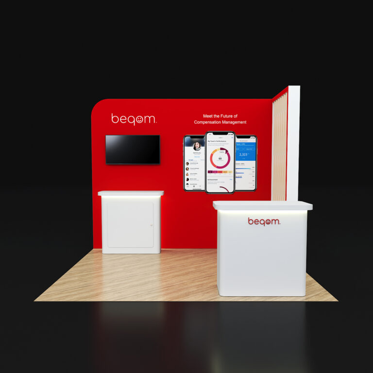 PE1010 60 — 10x10 trade show booth rental by Pure Exhibits