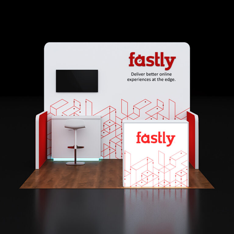 PE1010 63 — 10x10 trade show booth rental by Pure Exhibits