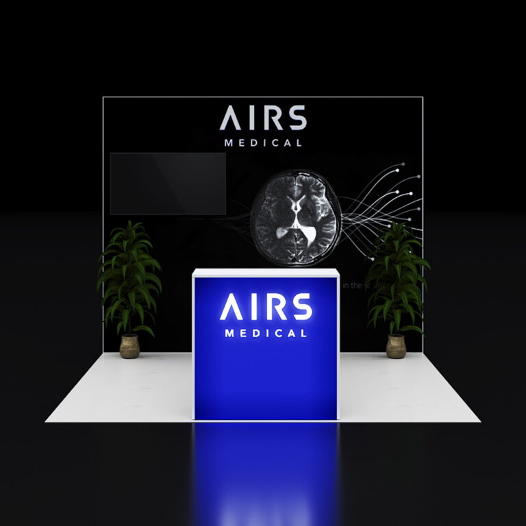 PE1010 65 — 10x10 trade show booth rental by Pure Exhibits