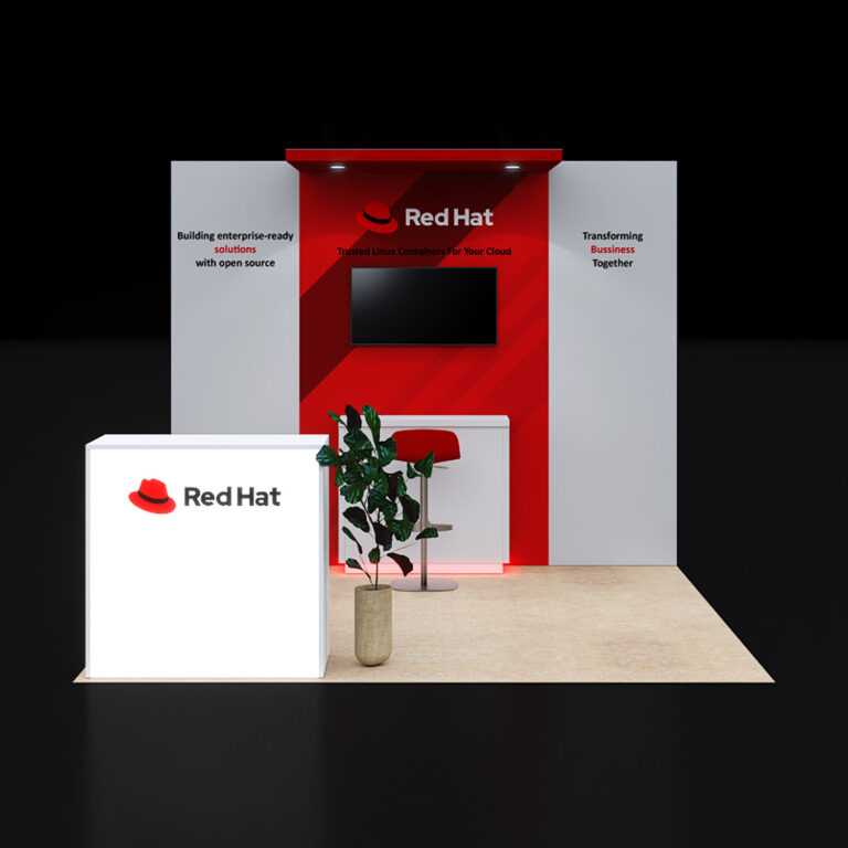 PE1010 66 — 10x10 trade show booth rental by Pure Exhibits