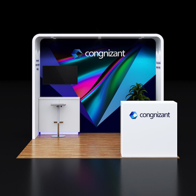 PE1010 67 — 10x10 trade show booth rental by Pure Exhibits