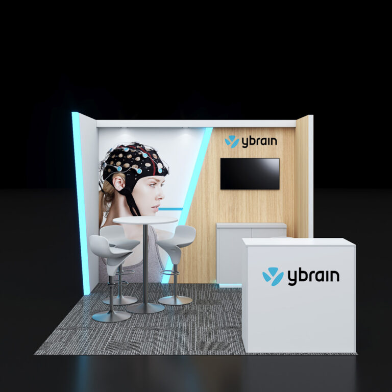PE1010 68 — 10x10 trade show booth rental by Pure Exhibits