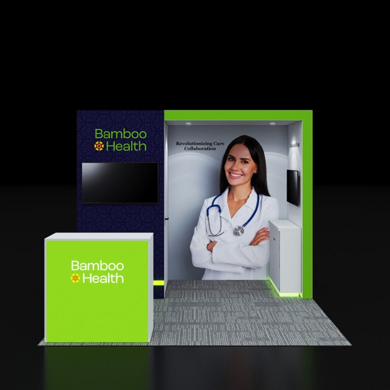 PE1010 69 — 10x10 trade show booth rental by Pure Exhibits