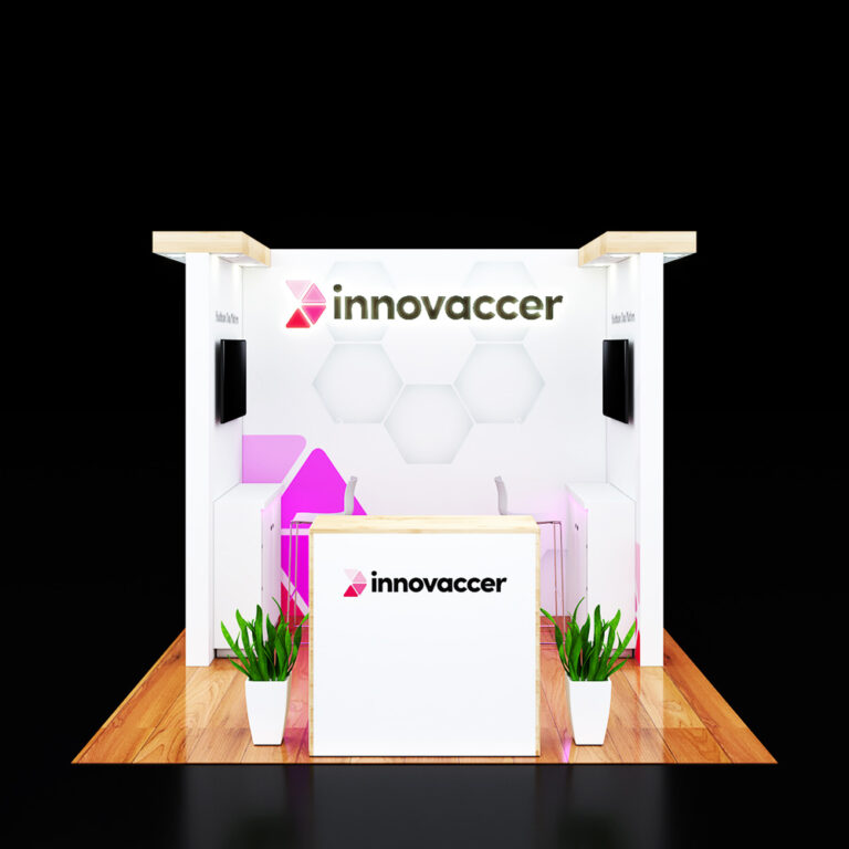 PE1010 70 — 10x10 trade show booth rental by Pure Exhibits