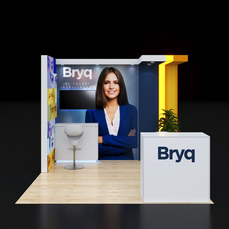 PE1010 71 — 10x10 trade show booth rental by Pure Exhibits