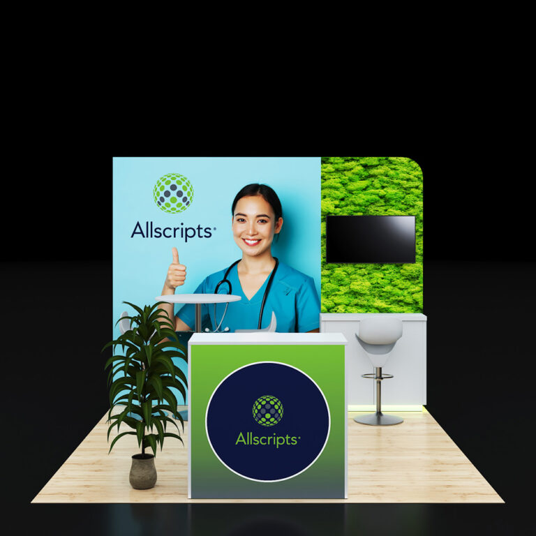 PE1010 72 — 10x10 trade show booth rental by Pure Exhibits