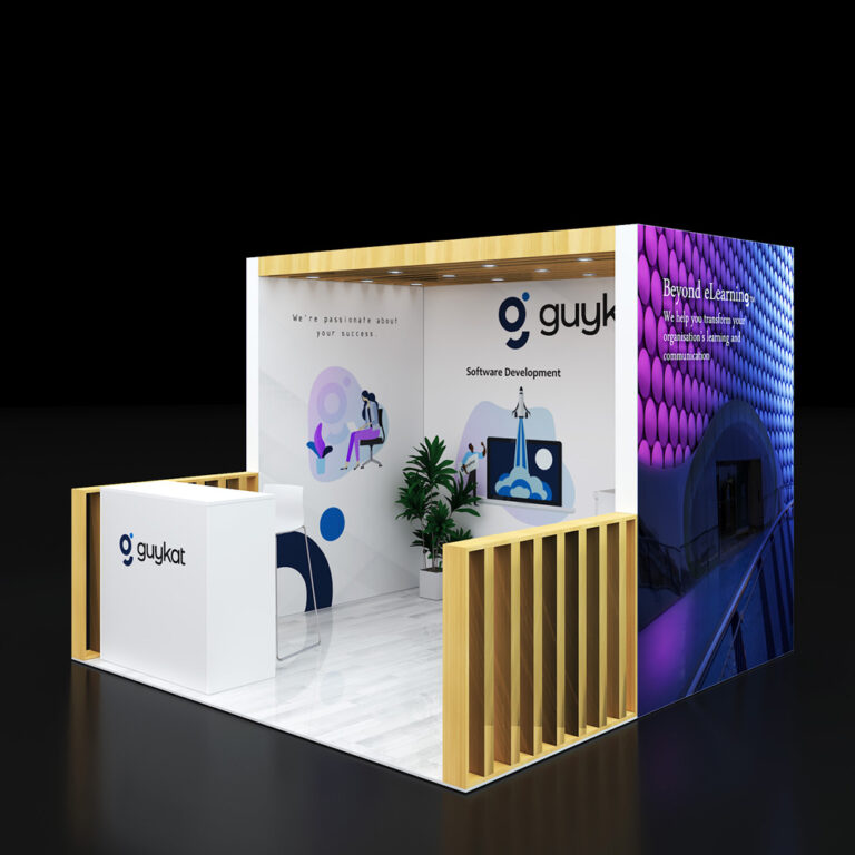 PE1010 73 — 10x10 trade show booth rental by Pure Exhibits