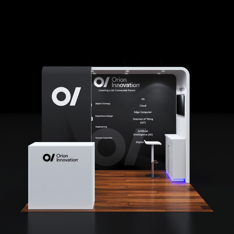 PE1010 75 — 10x10 trade show booth rental by Pure Exhibits