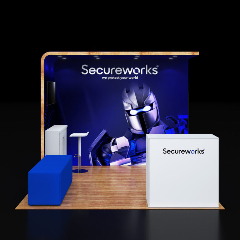 PE1010 76 — 10x10 trade show booth rental by Pure Exhibits