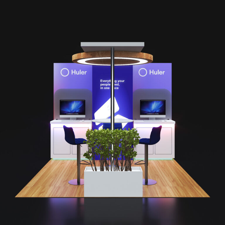 PE1010 77 — 10x10 trade show booth rental by Pure Exhibits