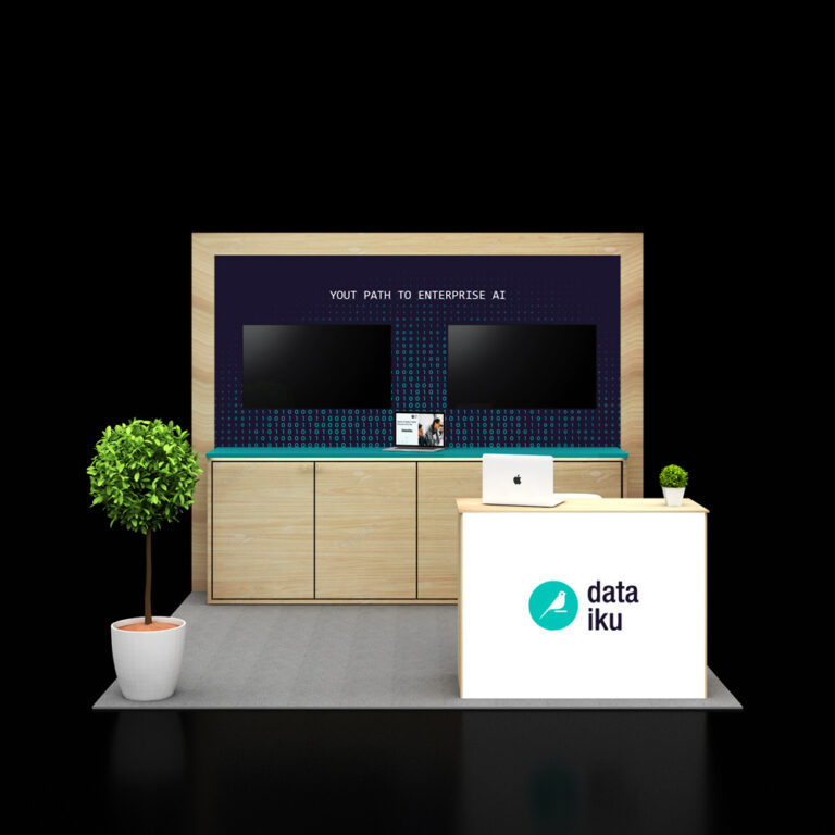 PE1010 79 — 10x10 trade show booth rental by Pure Exhibits
