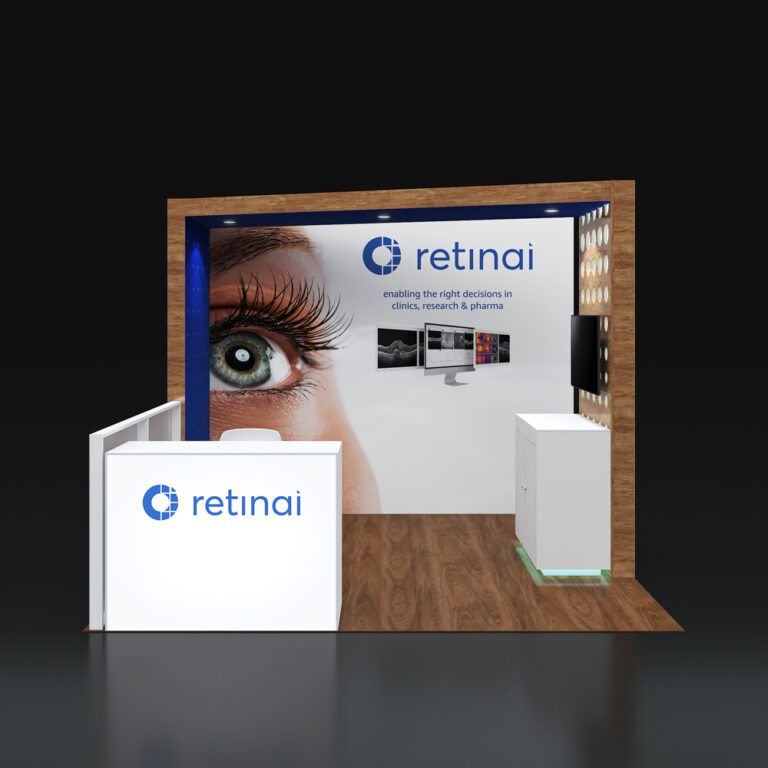 PE1010 83 — 10x10 trade show booth rental by Pure Exhibits