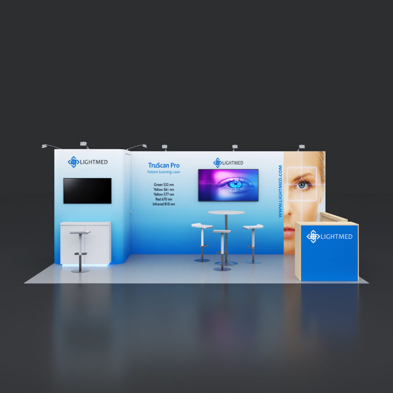 PE1020 87 — 10x20 trade show booth rental by Pure Exhibits