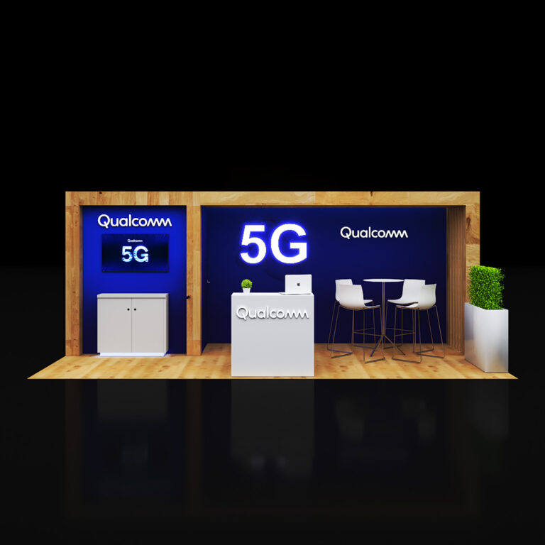 PE1020 91 — 10x20 trade show booth rental by Pure Exhibits