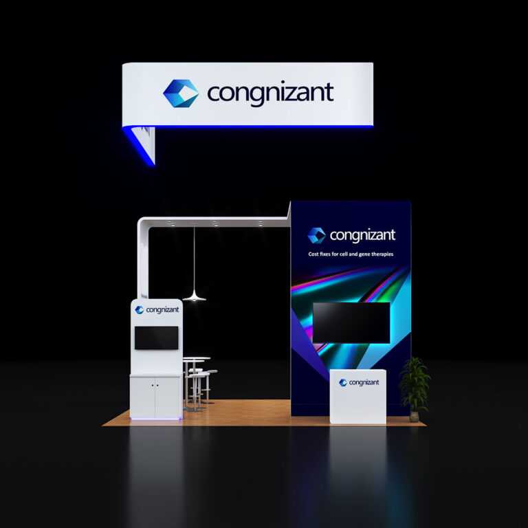 PE2020 138 — 20x20 trade show booth rental by Pure Exhibits