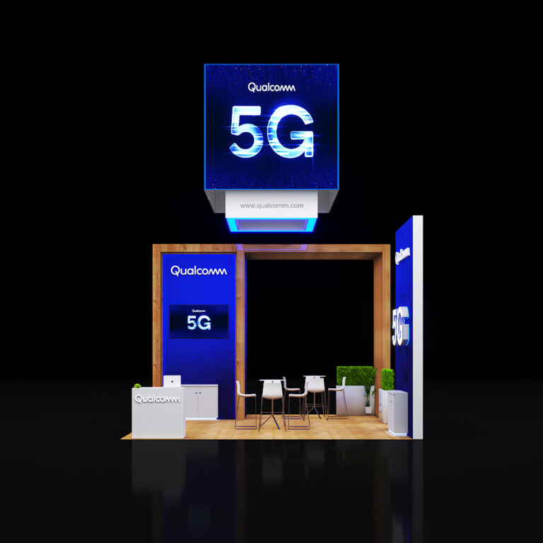 PE2020 139 — 20x20 trade show booth rental by Pure Exhibits