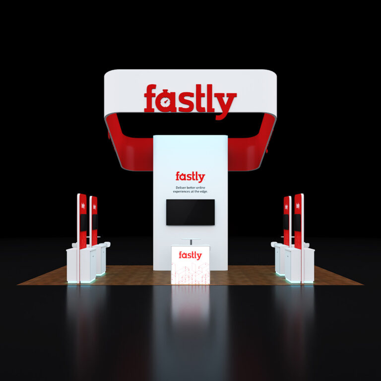 PE2030 110 — 20x30 trade show booth rental by Pure Exhibits