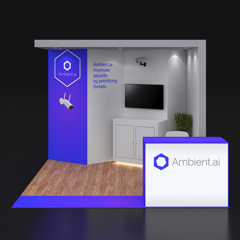 PE1010 85 — 10x10 trade show booth rental by Pure Exhibits