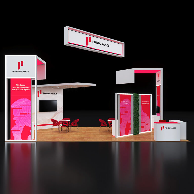 PE2030 113 — 20x30 trade show booth rental by Pure Exhibits