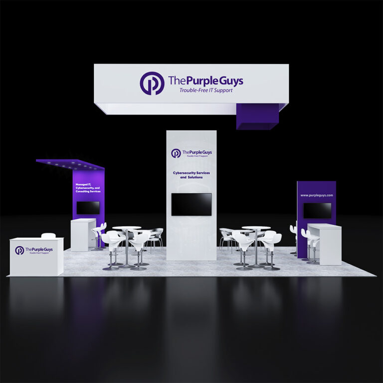 PE2030 119 — 20x30 trade show booth rental by Pure Exhibits