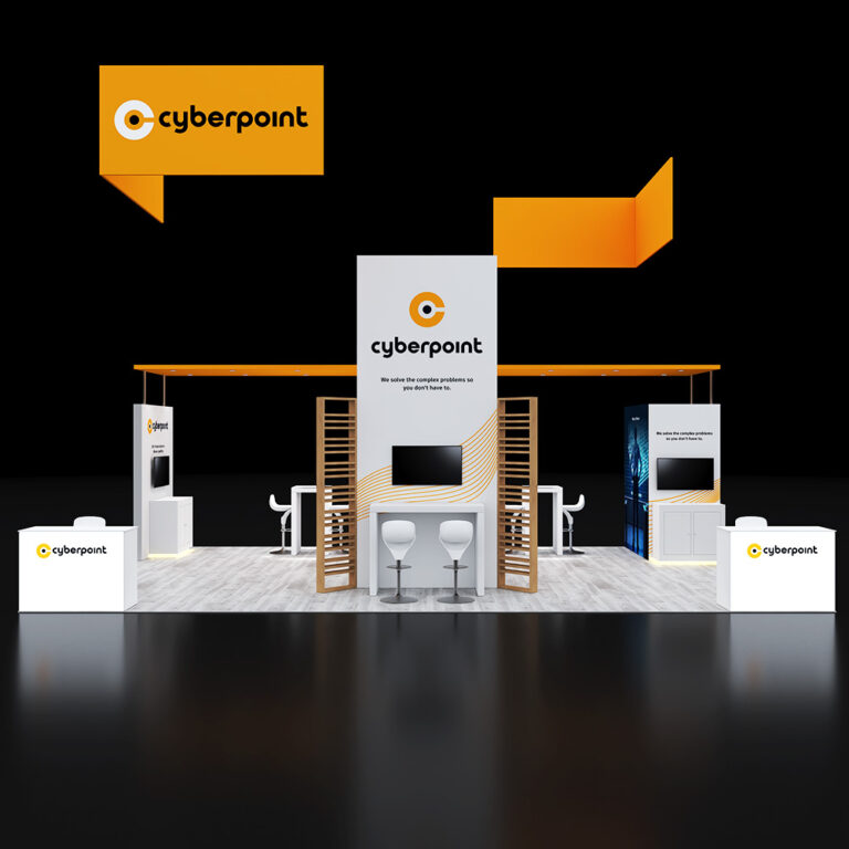 PE2030 120 — 20x30 trade show booth rental by Pure Exhibits