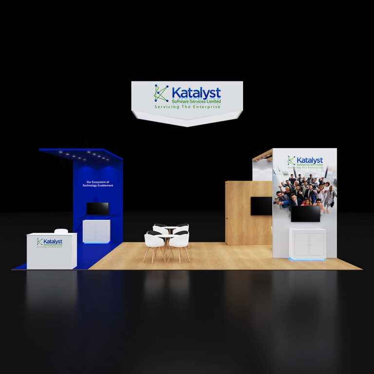 PE2030 121 — 20x30 trade show booth rental by Pure Exhibits