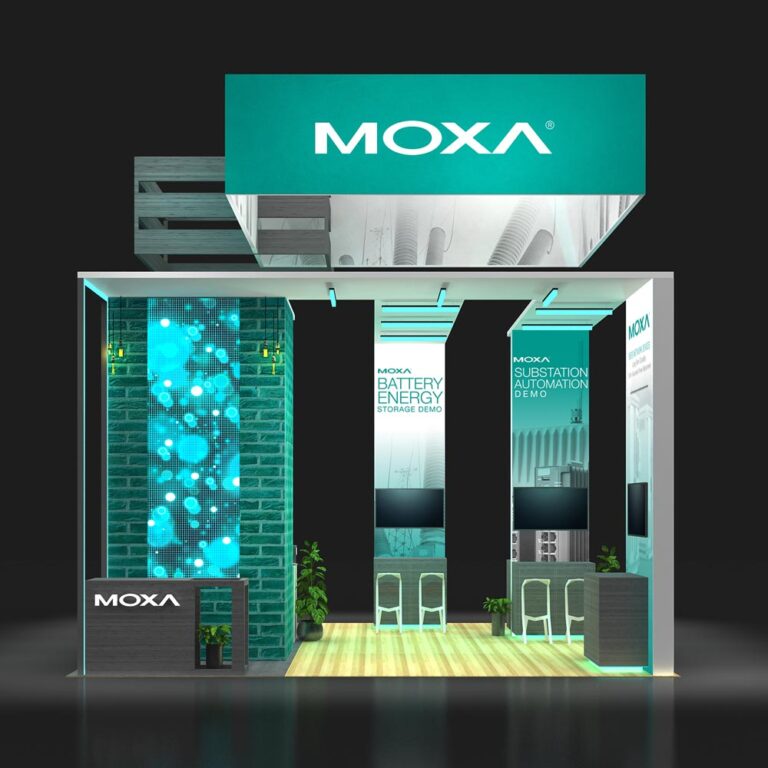 PE2020 142 — 20x20 trade show booth rental by Pure Exhibits