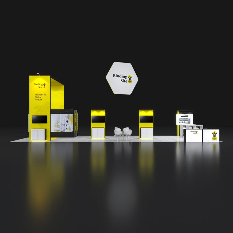 PE2050 021 — 20x50 trade show booth rental by Pure Exhibits