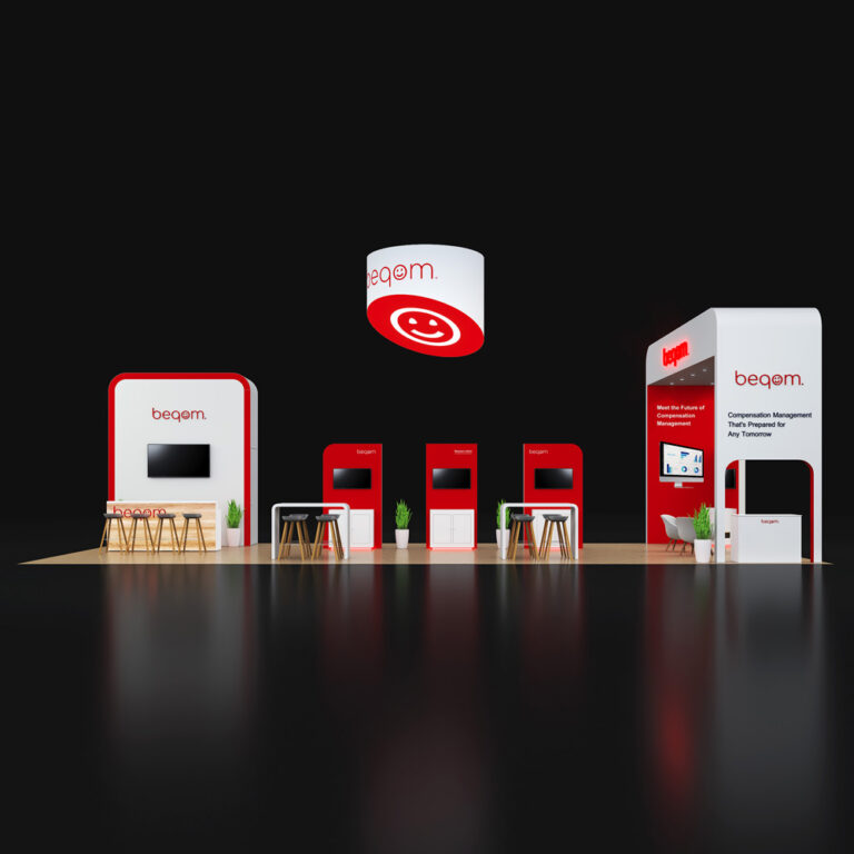 PE2050 029 — 20x50 trade show booth rental by Pure Exhibits