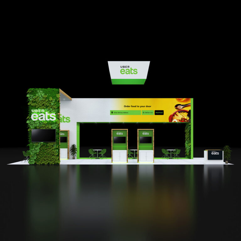 PE2050 048 — 20x50 trade show booth rental by Pure Exhibits