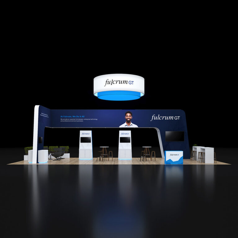 PE2050 050 — 20x50 trade show booth rental by Pure Exhibits