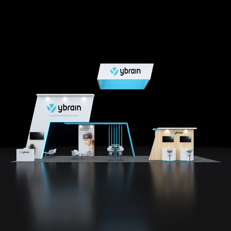 PE2050  051 — 20x50 trade show booth rental by Pure Exhibits