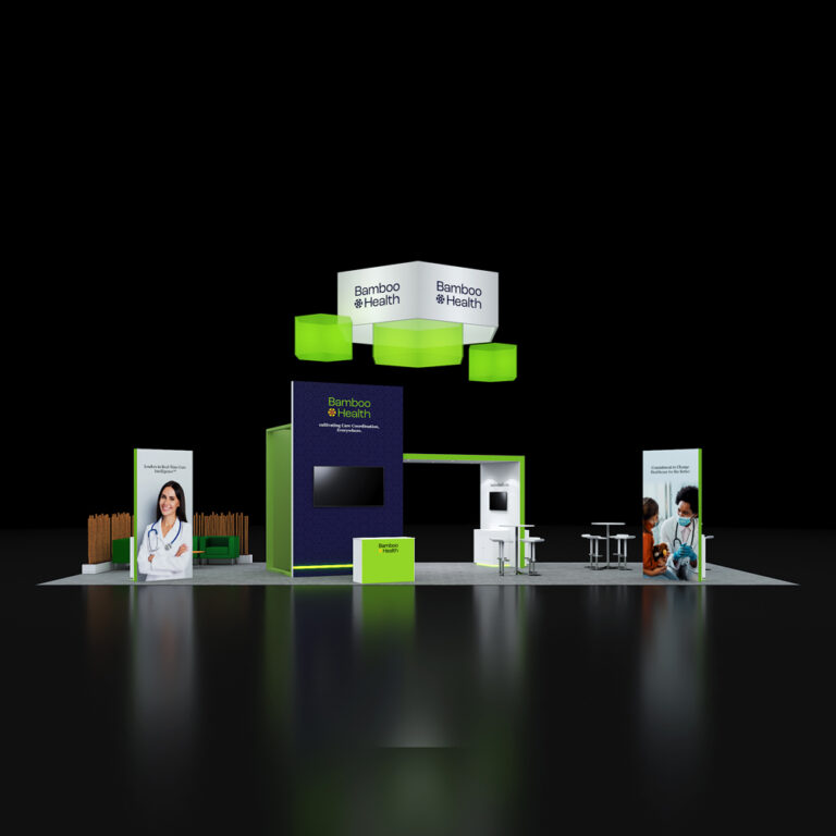 PE2050  052 — 20x50 trade show booth rental by Pure Exhibits